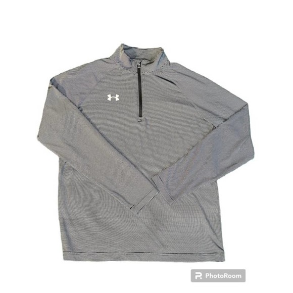 Under Armour Jackets & Blazers - UNDER ARMOUR Women's UA Tech Navy Grey 1/4 Zip Long Sleeve Shirt SIZE Medium EUC